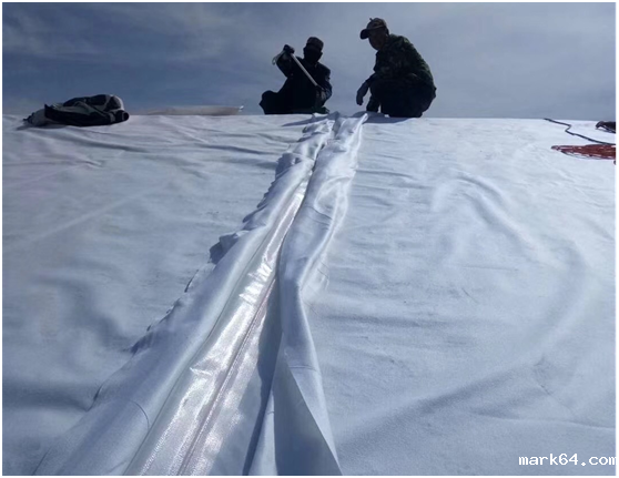 防渗体育意甲国际米兰应用在池塘护坡7周年依旧安全可靠