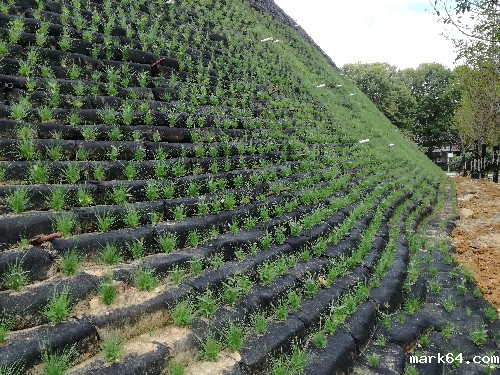 环保生态袋在边坡景观方面发挥了非常积极的作用