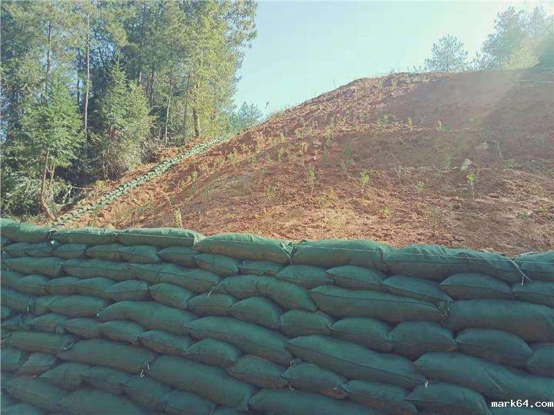生态毯是由土工织物与混合草种布等配套养护材料